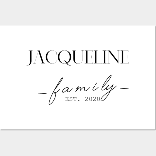 Jacqueline Family EST. 2020, Surname, Jacqueline Posters and Art